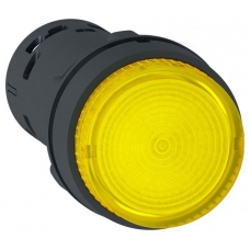 Кнопка 22мм 230В желт. с подсветкой SchE XB7NW38M1