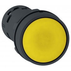 Кнопка 22мм желт. с возвратом 1НО SchE XB7NA81